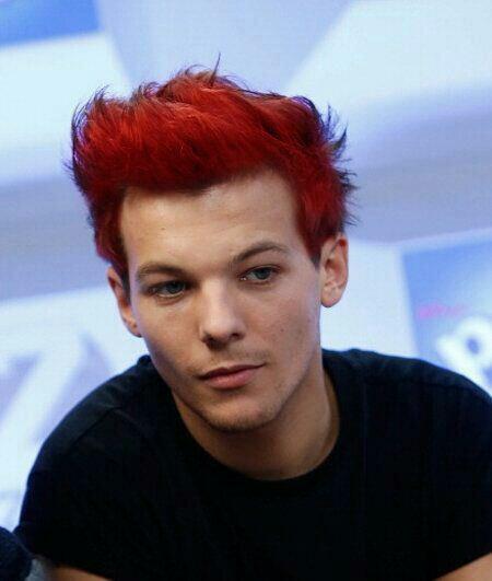 cabelo masculino vermelho