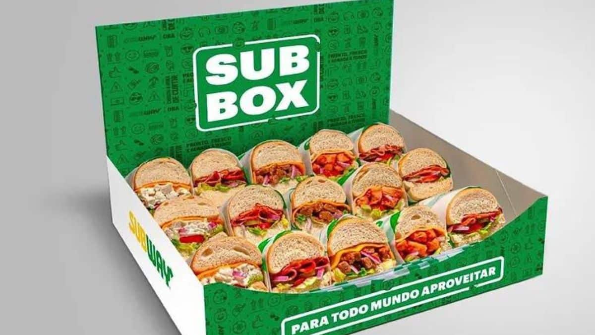 Subway lança sua nova embalagem para compartilhar: a Sub Box